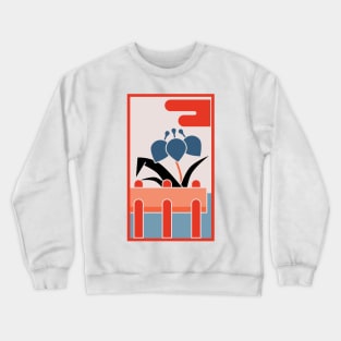 Iris with Bridge Crewneck Sweatshirt